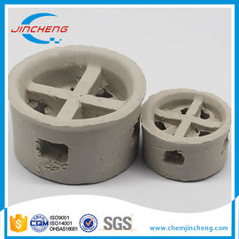 Anti Corrosion Ceramic Random Packing , Ceramic Cascade Mini Rings 25mm
